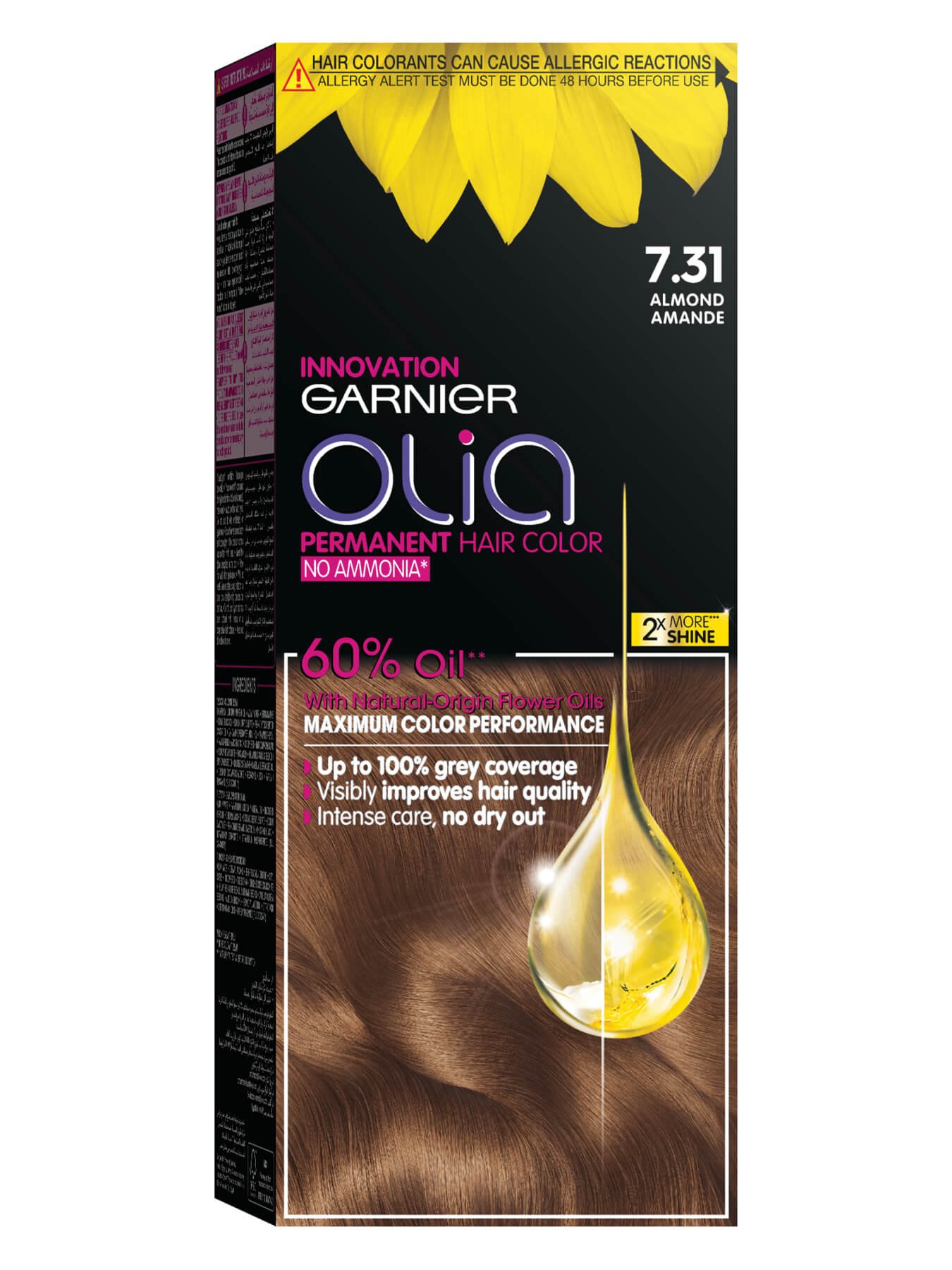 GARNIER OLIA PERMANENT HAIR COLOR  91 ASHY LIGHT BLONDE  Hair dye   Permanent hair color  Ash light
